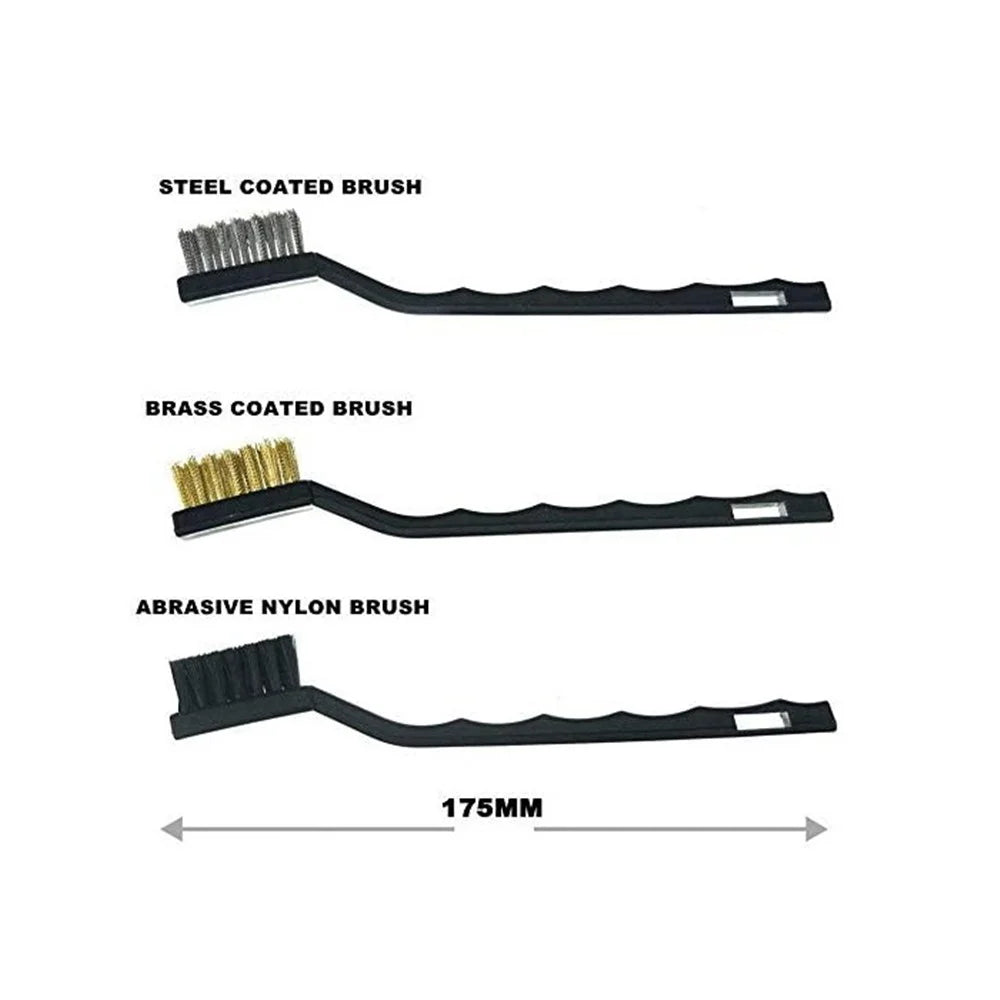 HX2020122117 17pcs Car Wheel Tire Cleaning Brush Kit Long Soft Wheel Brush Microfiber Cloth Dirt Dust Clean Tools Set - 4
