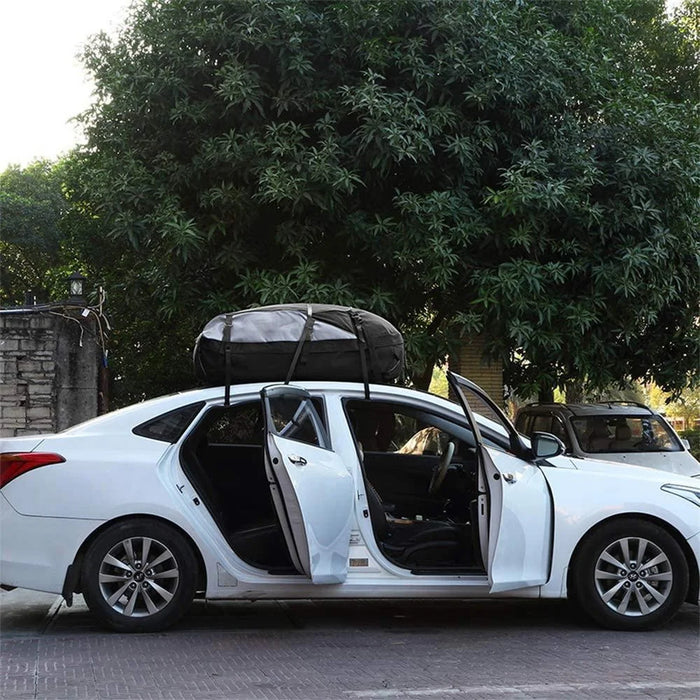 160x110x45cm TJF125222 Car Rooftop Cargo Carrier Bag Waterproof Cargo Roof Bag Rooftop Carrier, Size: L - 2