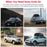 160x110x45cm TJF125222 Car Rooftop Cargo Carrier Bag Waterproof Cargo Roof Bag Rooftop Carrier, Size: L - 4