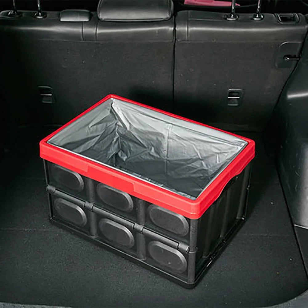 R-3641M 55L Large Capacity Car Storage Box Trunk Multifunctional Foldable Organizer Case - Black - 5