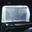 40*125cm Car Automatic Heat Insulation Retractable Windshield Window Sunshade Cover Shield Curtain - Silver - 2