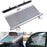 40*125cm Car Automatic Heat Insulation Retractable Windshield Window Sunshade Cover Shield Curtain - Silver - 4