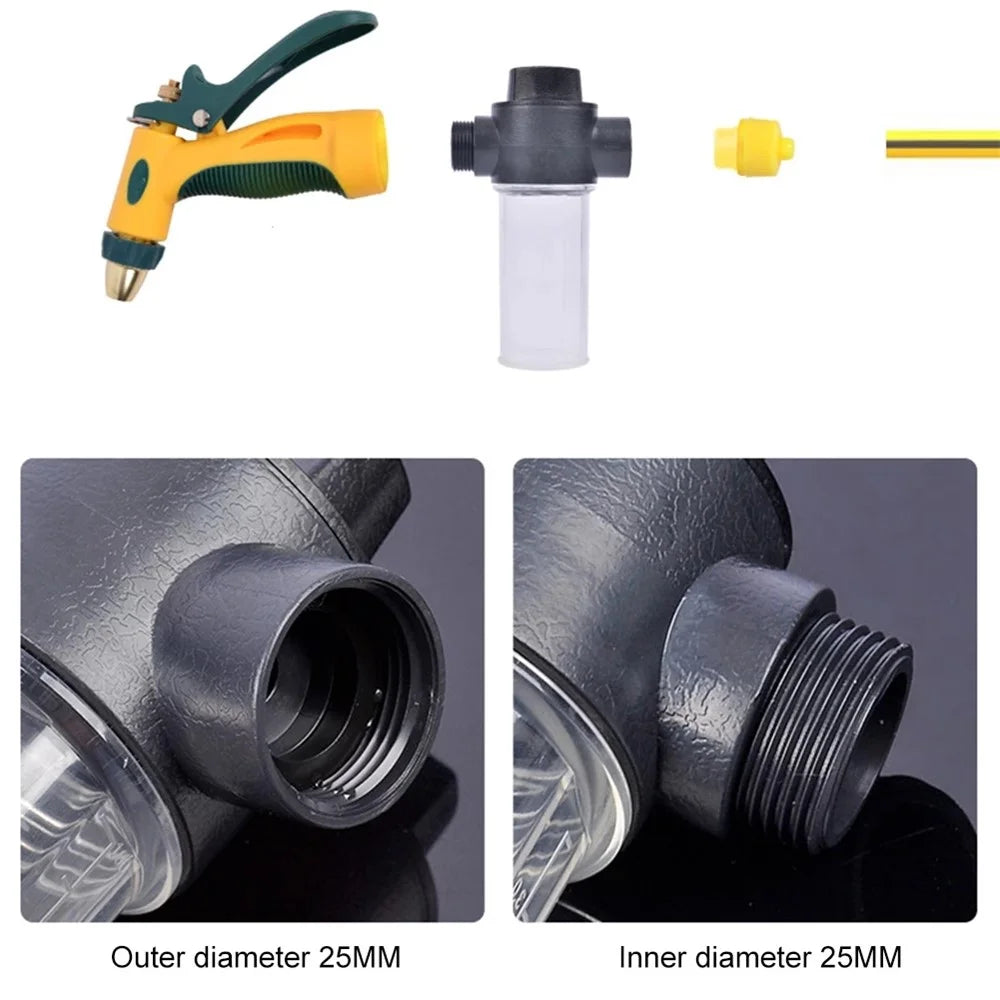 R-2007 100ml Adjustable Foam Water Spray Bottle with Quick Connector for Car Washing Tool - 6