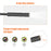 P40 5m Hard Wire 4.3 inch Screen 8mm HD 1080P Hand-held Industrial Endoscope Borescope Rechargeable Waterproof 8-LED Inspection Camera - Orange - 4