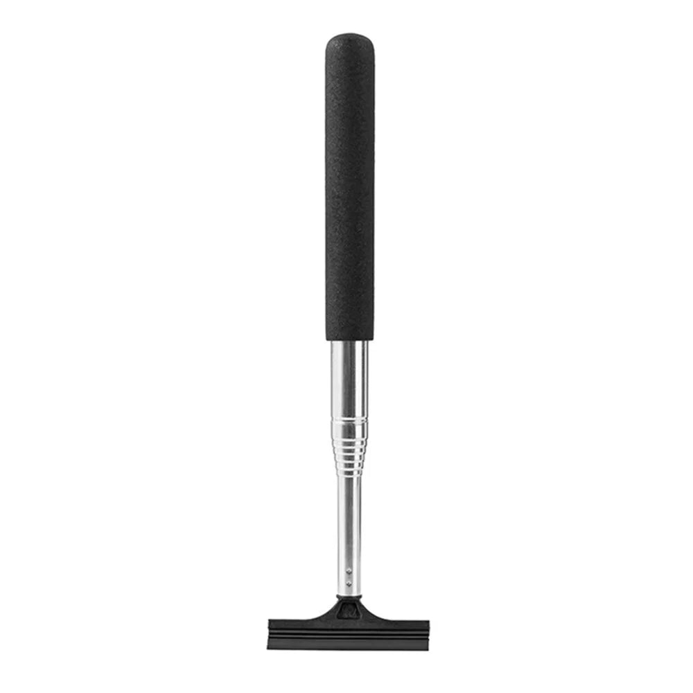 Portable Retractable Car Rearview Mirror Wiper Quick Water Mist Removal Vehicle Rearview Mirror Glass Cleaning Tool - Black - 7