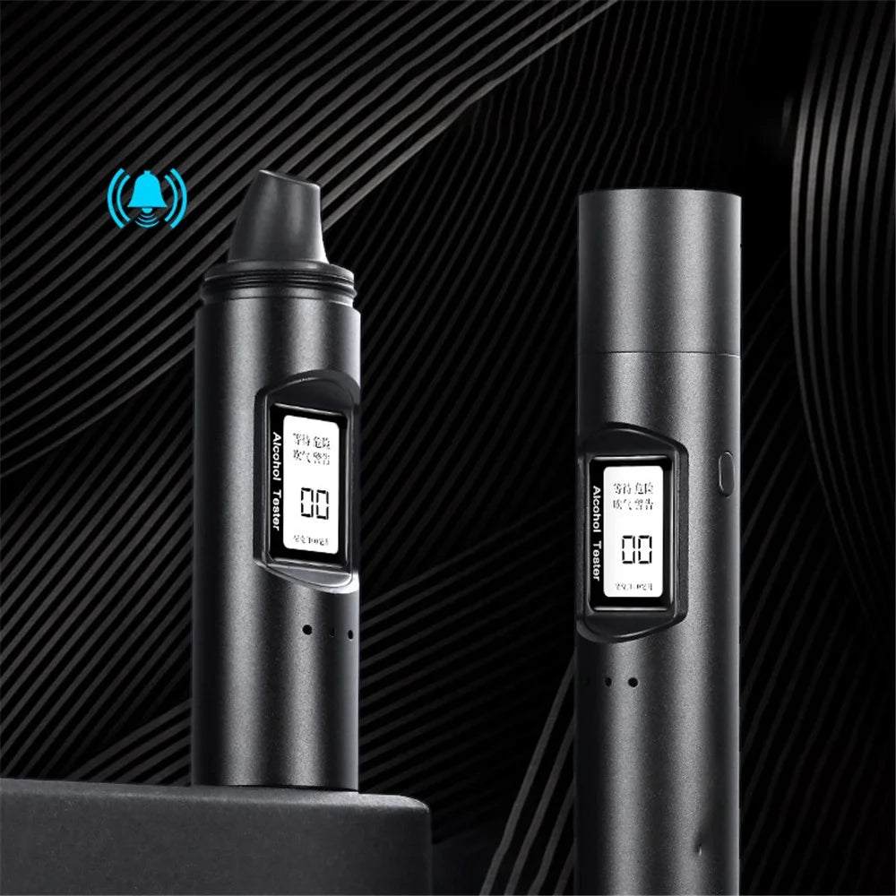 Q92 Portable High Accuracy Breath Blowing Alcohol Tester Non-contact Rechargeable Breathalyzer Drunk Driving Detector - 6