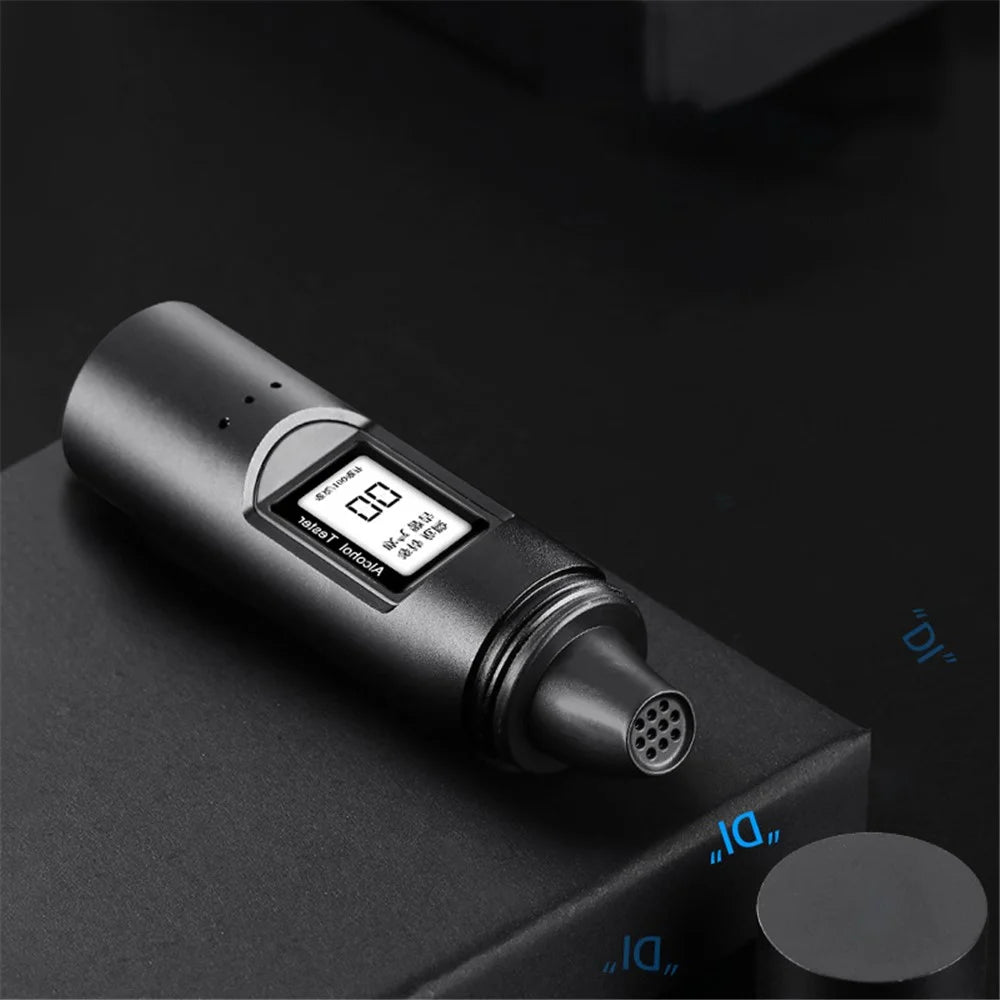 Q92 Portable High Accuracy Breath Blowing Alcohol Tester Non-contact Rechargeable Breathalyzer Drunk Driving Detector - 7