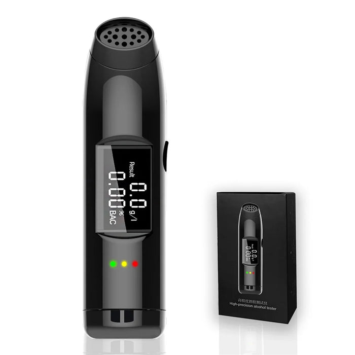 S1216 Portable Breath Blowing Alcohol Tester Detector Non-contact Rechargeable Drunk Driving Breathalyzer - 2