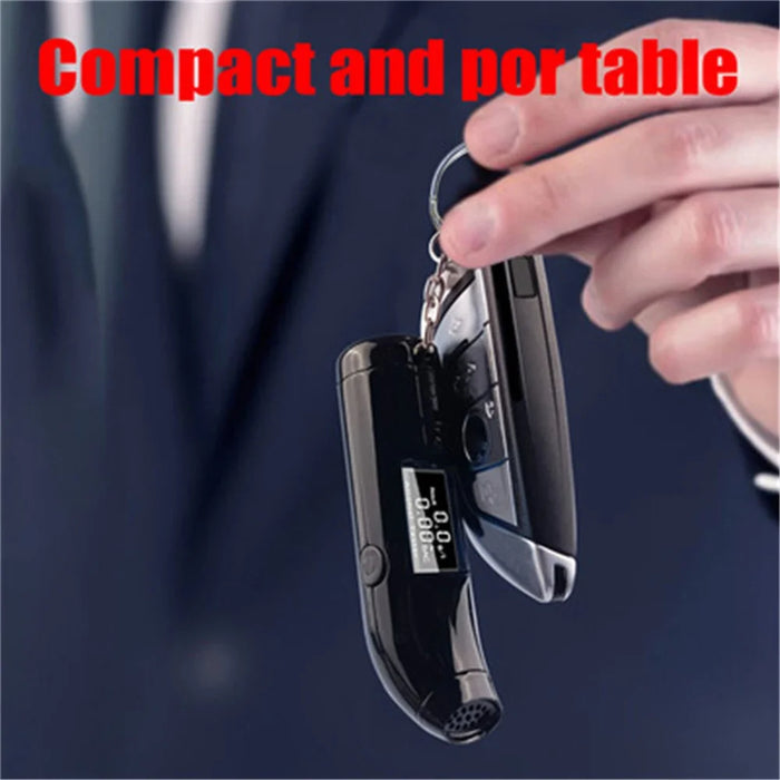 S1216 Portable Breath Blowing Alcohol Tester Detector Non-contact Rechargeable Drunk Driving Breathalyzer - 7