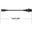 1m PC Extension Cable USB C 2.0 Male to Female Adaptor Cord Dashboard Data Cable for Desktop Computer Support Charging Data Sync - Black - 2