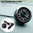 Luminous Mini Car Dashboard Round Quartz Clock Vehicle Interior Decoration - Cigarette Lighter Plug - 2