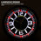 Luminous Mini Car Dashboard Round Quartz Clock Vehicle Interior Decoration - Cigarette Lighter Plug - 4