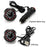 Luminous Mini Car Dashboard Round Quartz Clock Vehicle Interior Decoration - Cigarette Lighter Plug - 6