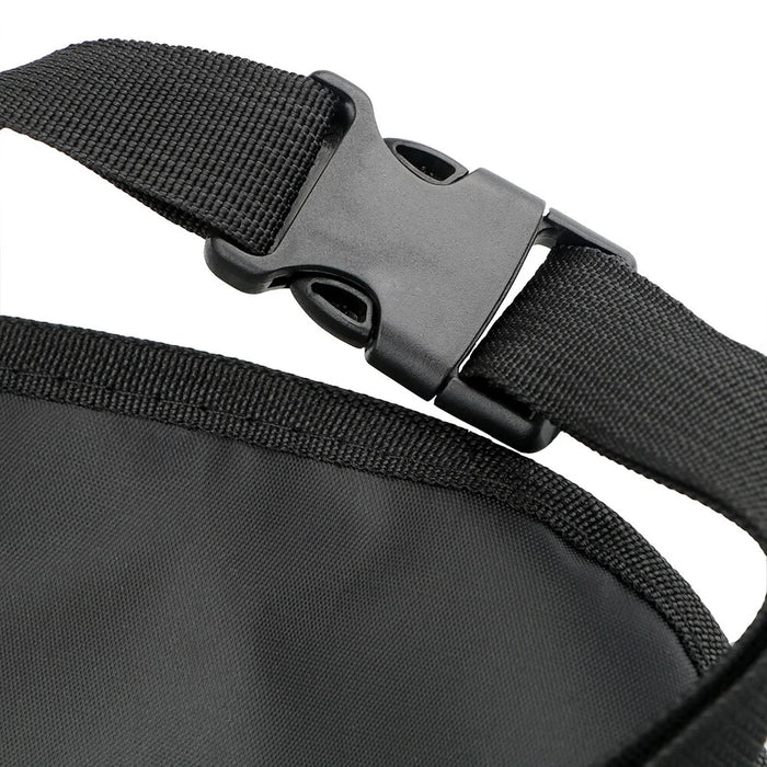 Car Back Seat Multi-Pocket Phone Tablet PC Holder Pouch Hanging Storage Bag Organizer - Black S - 4