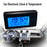 2-in-1 Blue Backlight Car LCD Digital Clock Temperature Display Thermometer Electronic Clock Car Ornament - 2