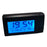 2-in-1 Blue Backlight Car LCD Digital Clock Temperature Display Thermometer Electronic Clock Car Ornament - 3