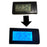 2-in-1 Blue Backlight Car LCD Digital Clock Temperature Display Thermometer Electronic Clock Car Ornament - 5