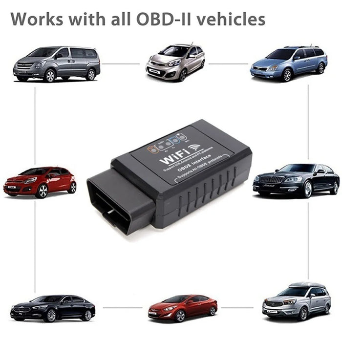 YMIOT B18-3 WiFi ELM327 OBD2 Auto Car Fault Scanner OBDII Vehicle Code Reader Diagnostic Tool - 4