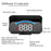 M6S Multifunctional 3.5 Inch Screen Head Up Display Car Electronic HUD Windshield Projector Overspeed Security Alarm - 6