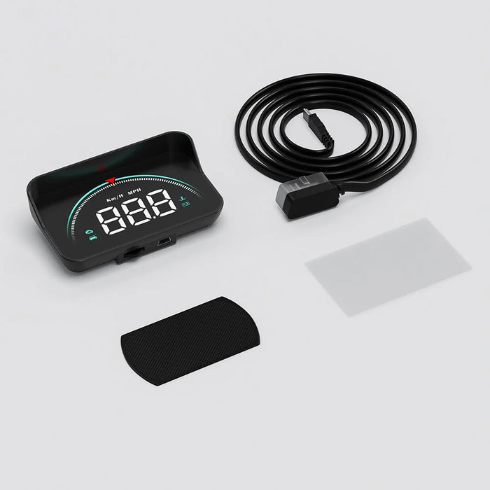 M6S Multifunctional 3.5 Inch Screen Head Up Display Car Electronic HUD Windshield Projector Overspeed Security Alarm - 7
