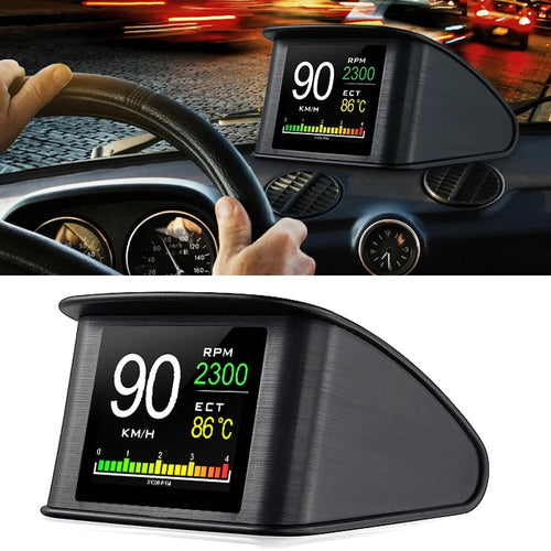 P10 Car Digital Speedometer Head Up Display On-Board Computer Fuel Consumption Auto Electronic Accessories - 1
