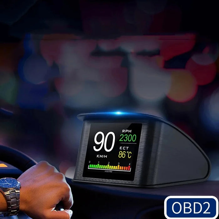 P10 Car Digital Speedometer Head Up Display On-Board Computer Fuel Consumption Auto Electronic Accessories - 2