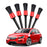 5 Different Sizes Detailing Brush Mixed Fiber Plastic Handle Automotive Brushes Set for Cleaning Wheels Engine Interior Air Vents Car Motorcycle - 3