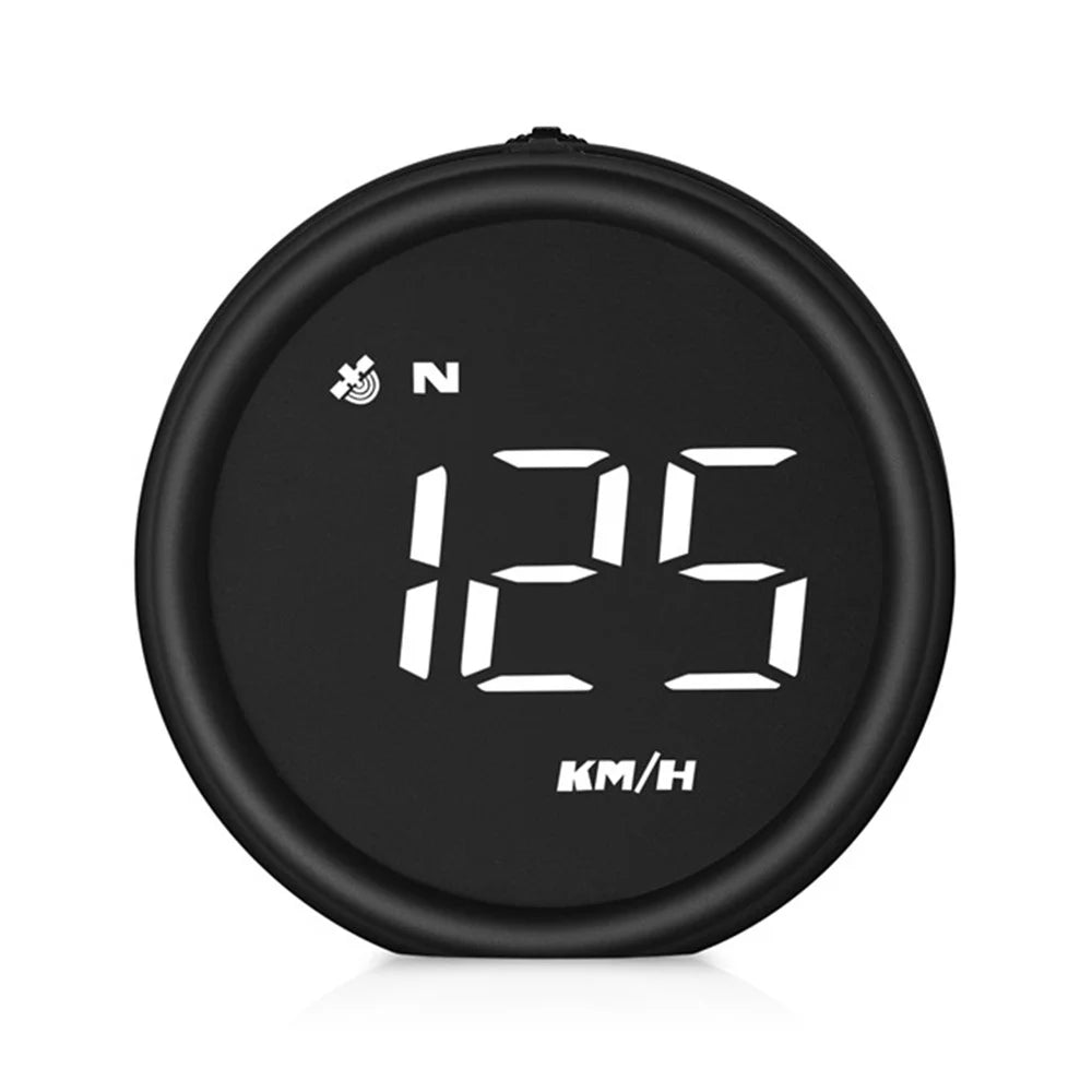 G1 Electronic Car Accessories HUD Head Up Display GPS Digital Auto Speedometer Overspeed Alarm Windshield Projector - White - 1