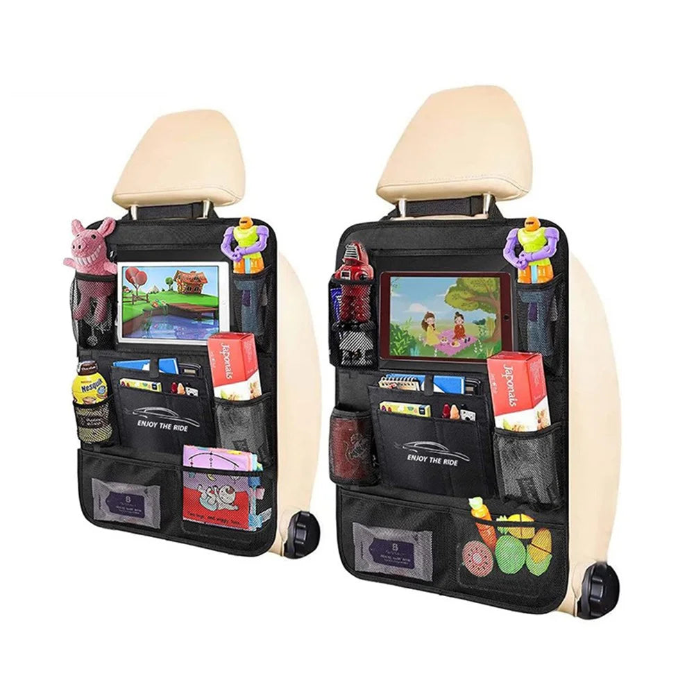 JINGDINGTAI TG-JJ004 Car Back Seat Hanging Storage Bag Oxford Cloth Phone Tablet Sundries Organizer - 3
