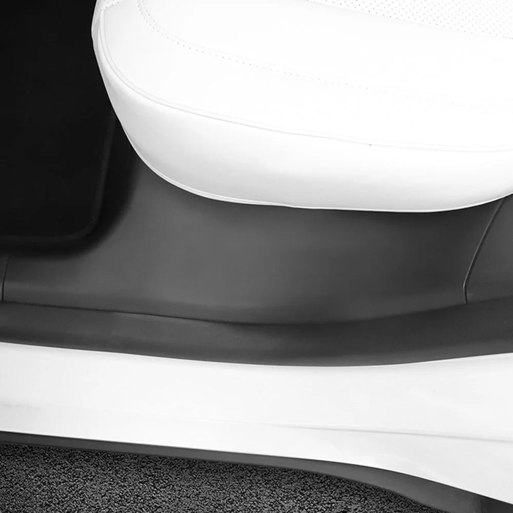 For Tesla Model Y 1 Pair of ABS Door Sill Guards Rear Door Entry Guards Mat Car Interior Accessories - 6