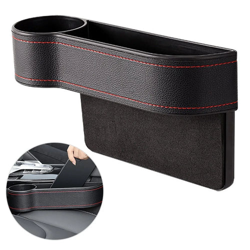 AC-ON-041 Car Seat Seam Storage Box Multifunctional Seat Gap Organizer Phone Beverage Cup Holder - Driver Side - 1