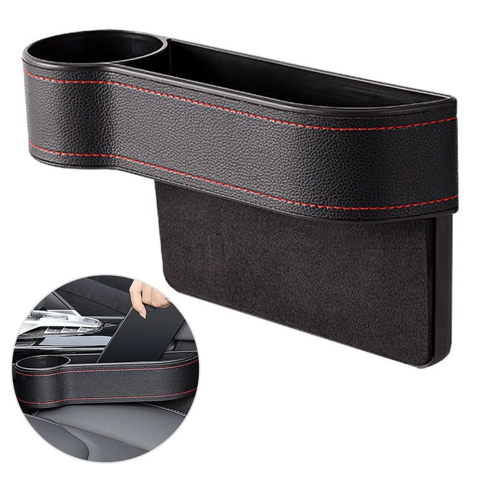 AC-ON-041 Car Seat Seam Storage Box Multifunctional Seat Gap Organizer Phone Beverage Cup Holder - Driver Side - 1