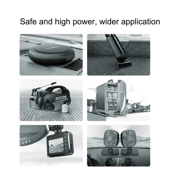 220V to DC 12V Adapter Power Supply Car Electrical Appliances Cigarette Lighter Socket Converter - CN Standard Plug - 3