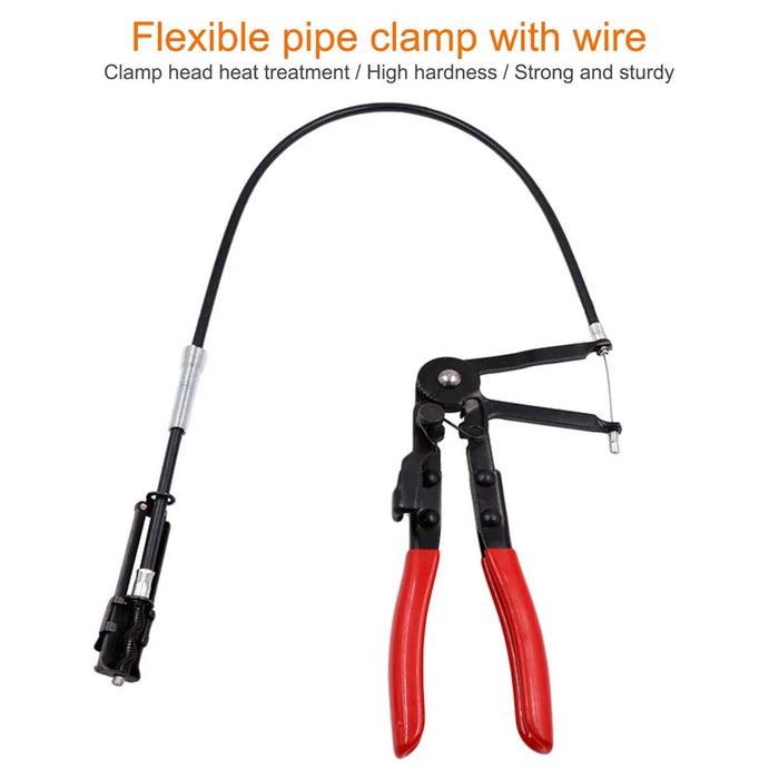 Flexible Wire Long Reach Hose Clamp Pliers Hose Clamp Removal Hand Tool Car Repair Tool - 3