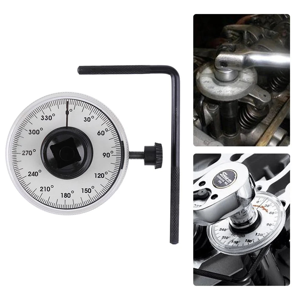1/2 Inch Adjustable Drive Torque Angle Gauge Wrench Set Car Auto Repair Hand Garage Tool - 1