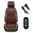 XIONGGUAN AM001 Intelligent Massage Wood Beaded Car Seat Cushion 3 Gears Cooling Ventilated Lumbar Back Pad - Brown - 1