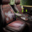XIONGGUAN AM001 Intelligent Massage Wood Beaded Car Seat Cushion 3 Gears Cooling Ventilated Lumbar Back Pad - Brown - 2
