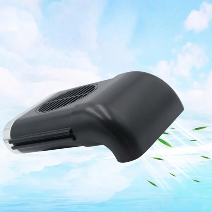 TRASAN F405 Car Seat Back USB Fan Creative Cooling Fan with 3-Speed Adjustable Wind for Car Inner Supplies - Black - 3