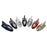 TRASAN D03 Solar Car Roof Shark Fin Antenna Flashing LED Warning Light Vehicle Decorative Lamp - Grey - 5
