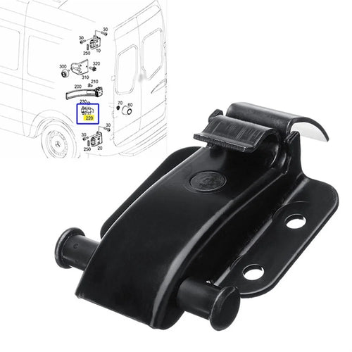 For Crafter 30-35 06-14 A9067600428 Rear Door Hinge Check Strap Bracket Locator - 1