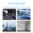 P100 2m Rigid Cable, 6-LED Pipe Inspection Borescope 8mm Lens 2.4 Inch IPS Screen HD 1080P Industrial Endoscope Camera - Side Lens - 5