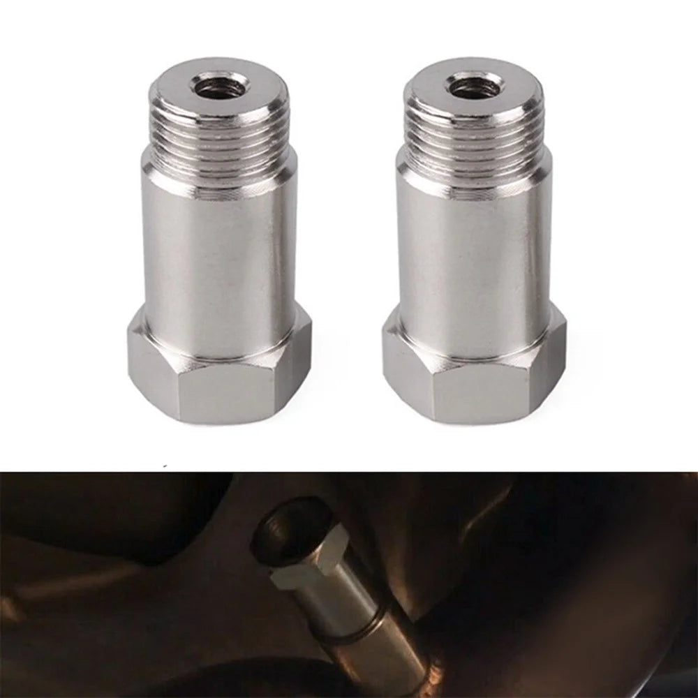 THB009 2Pcs/Set Car Oxygen Sensor Adapter 45mm Oxygen Extension Connector for Universal Vehicles - 1