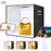 PULUZ PU5051 50x50cm LED Photography Box PD 30W Fast Charge Photo Studio Tent Box with 6 Backdrops - UK Plug - 1