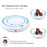 PULUZ PU3146 45cm Remote Control Electric Turntable 100kg Loading Rotating Display Stand - EU Plug / White - 3