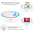 PULUZ PU3131 30cm Speed Control Turntable ABS+PC Display Stand Shooting Prop Turntable - White  /  EU Plug - 4