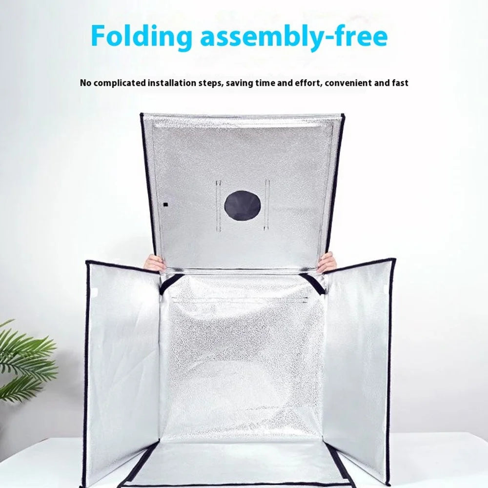 40cm Foldable Photo Studio Mini Light Box LED Photography Tent with 2 Light Panels - 7