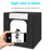 50cm Photo Studio Light Box Kit with Photography Tent LED Light and Background Board - EU Plug - 3