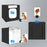 50cm Photo Studio Light Box Kit with Photography Tent LED Light and Background Board - EU Plug - 5