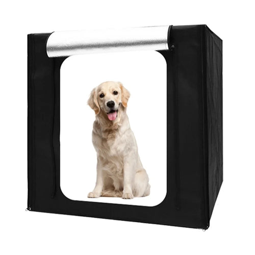 100cm Photo Studio Light Box Kit Photography Shooting Tent with LED Lights Backgrounds - US Plug - 1