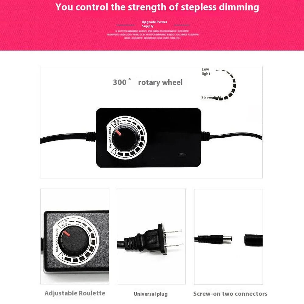 120cm Photo Studio Light Box Kit with Photography Tent LED Light and Background Board - EU Plug - 6